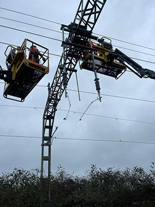 Overhead Line Electrification Service By Smarttrax Rail