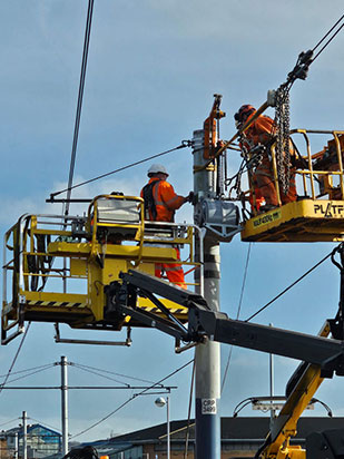 Overhead Line Electrification Service By Smarttrax Rail